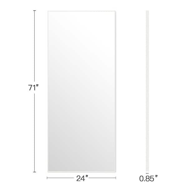 71" Riwen Modern Floor Full Length Mirror Wall Mirrors Bed Bath